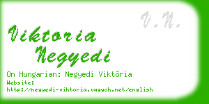 viktoria negyedi business card